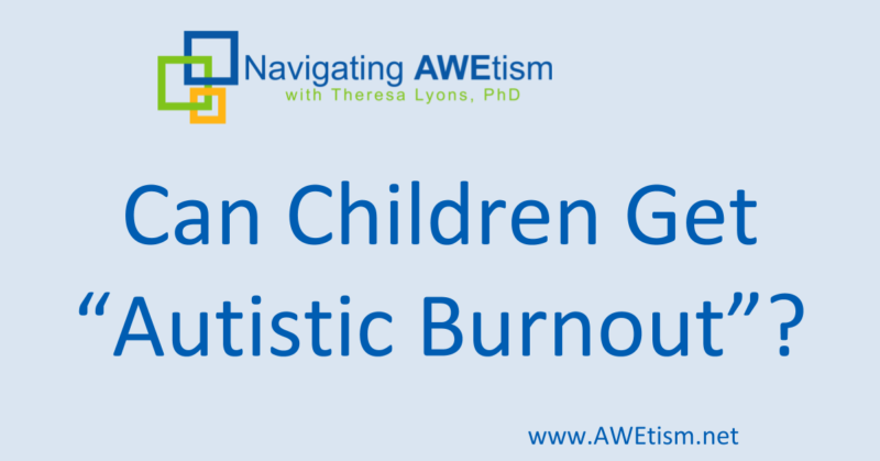 Autism Children Burnout